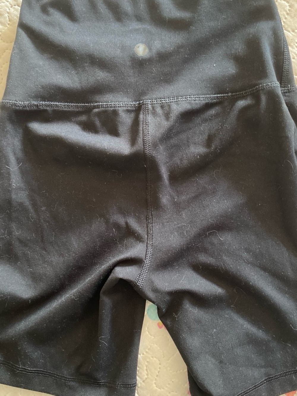 Yogalicious Black High-Rise Athletic Bike Shorts